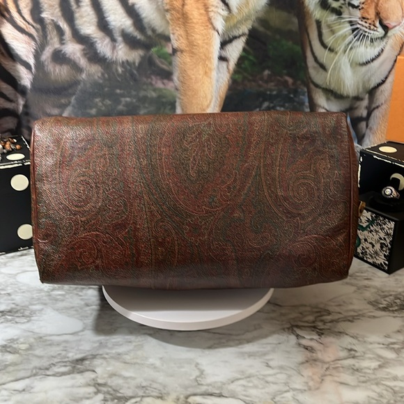 ETRO SPEEDY TRAVEL BAG IN GUC WITH LOCK AND KEY - Picture 7 of 17